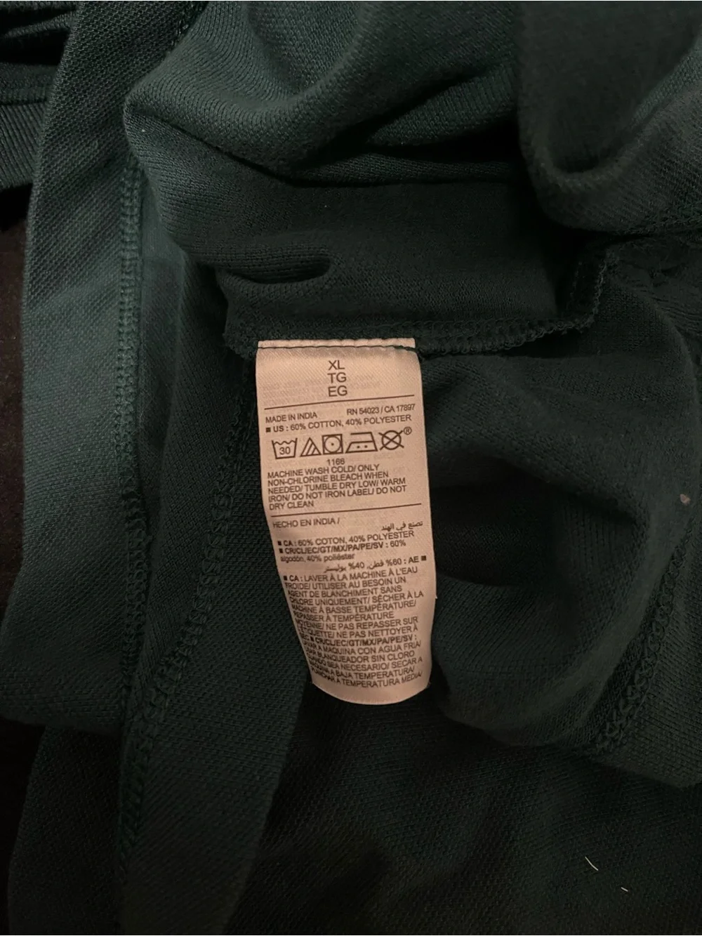 Banana Republic Dark Green Short-Sleeve Polo